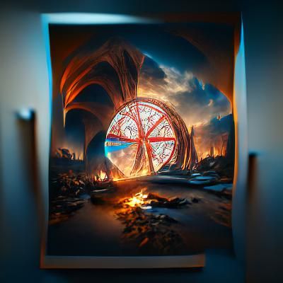 Wheel of Time in Duccio Inspired Style