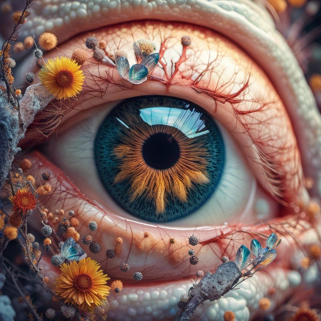 flowery eye