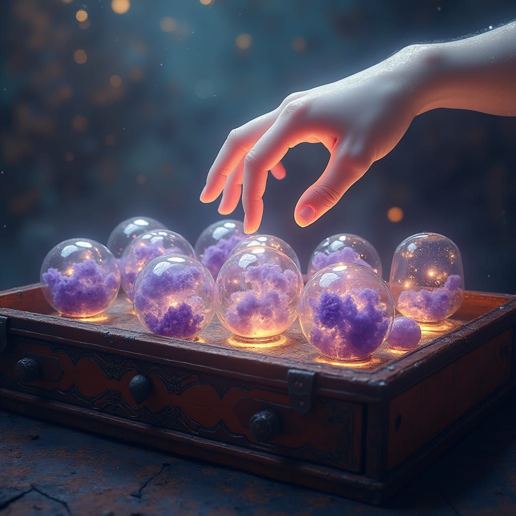 Ornate Drawer Opens to Reveal Miniature Universes