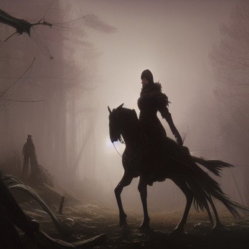 Headless Horseman: Dark Fantasy Concept Art