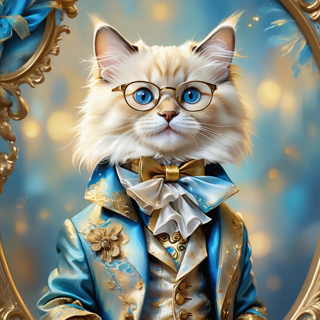 Ragdoll in Blue Tuxedo