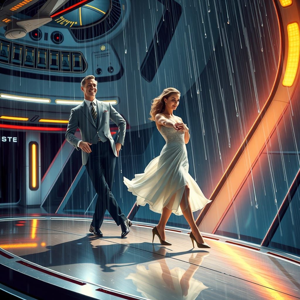 Elegant Space Dance: Ginger and Fred on the Starship Enterpr...