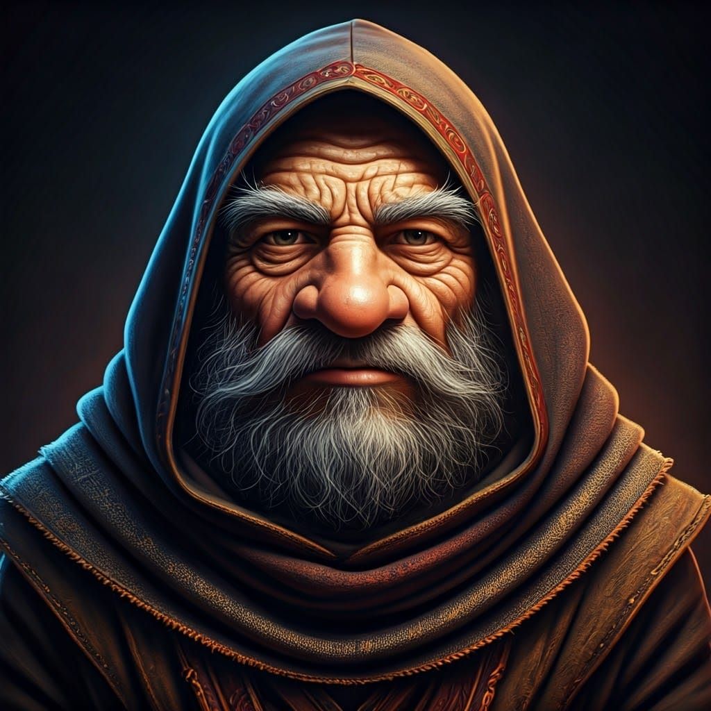 Mystical Gnome Enchanter in Earthy Hues