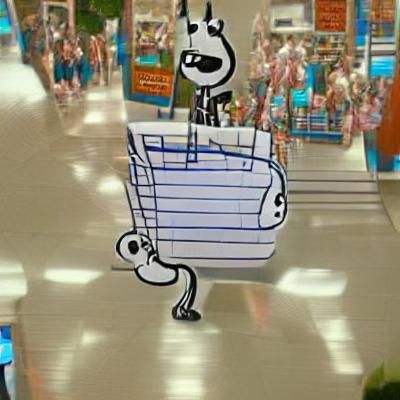 Greg Heffley Shopping Cartoon Illustration