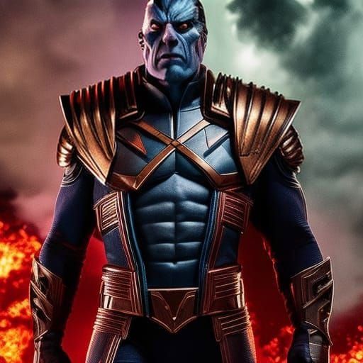 Apocalypse Portrait in Dark Fantasy Style