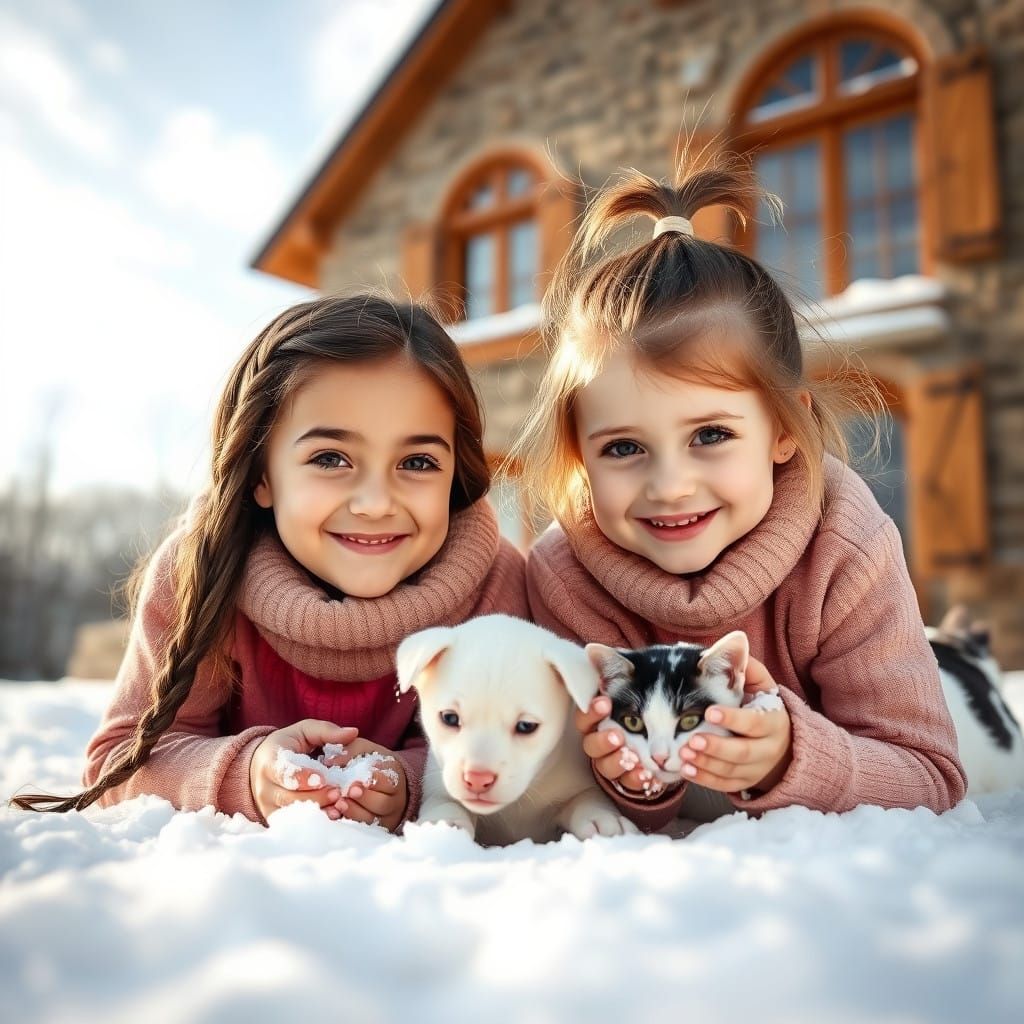 Sisters in Winter Wonderland