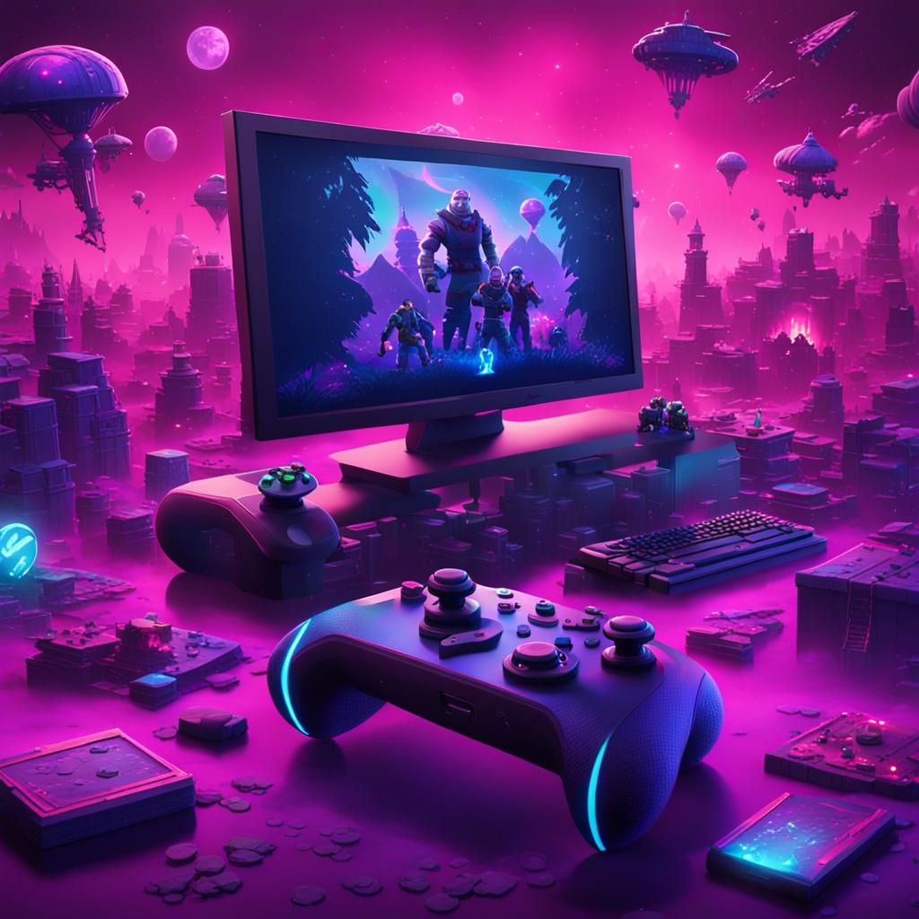 Gaming Birthday Invitation for Brantley's 13th