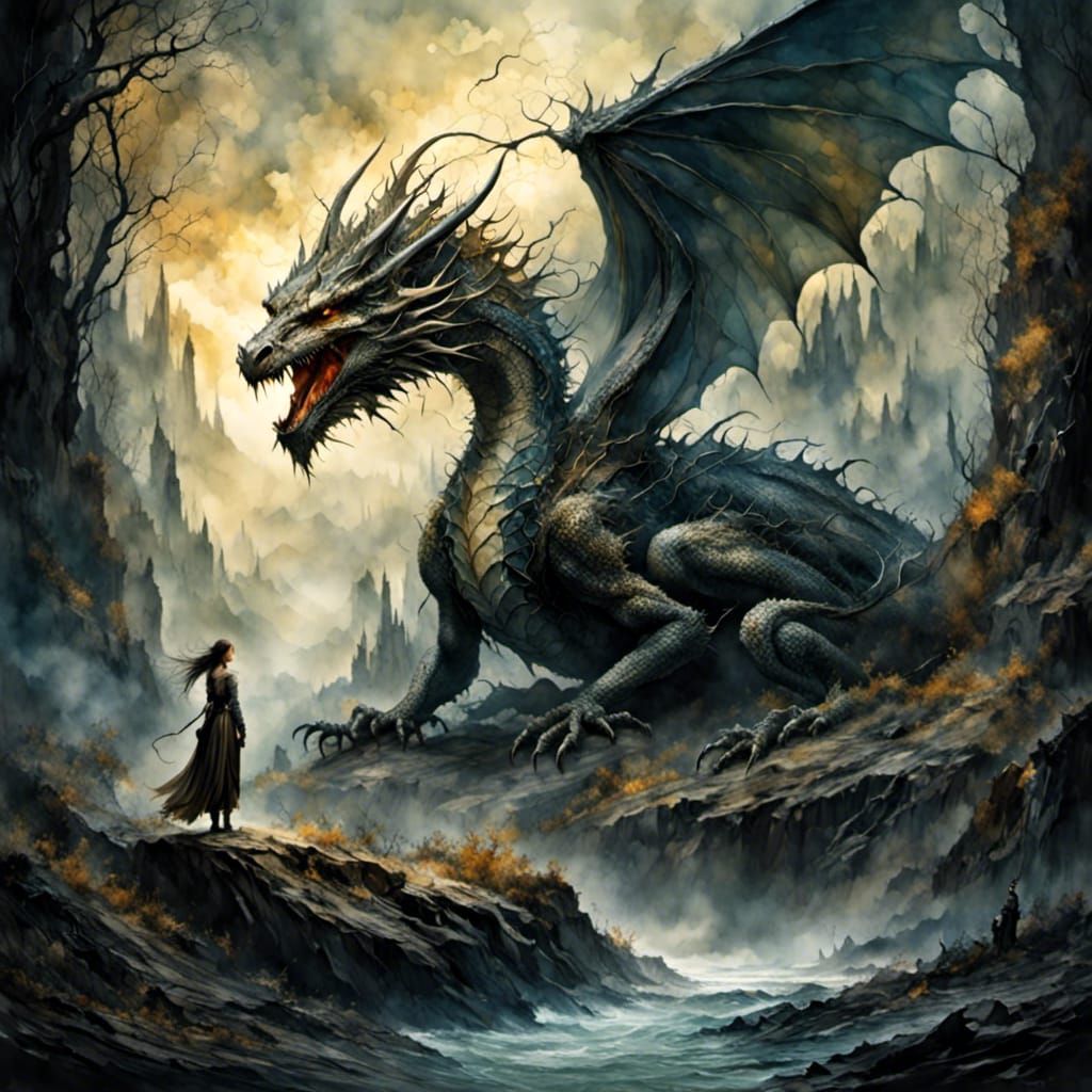 Magical Dragon Protector of Fantasy Babygirl