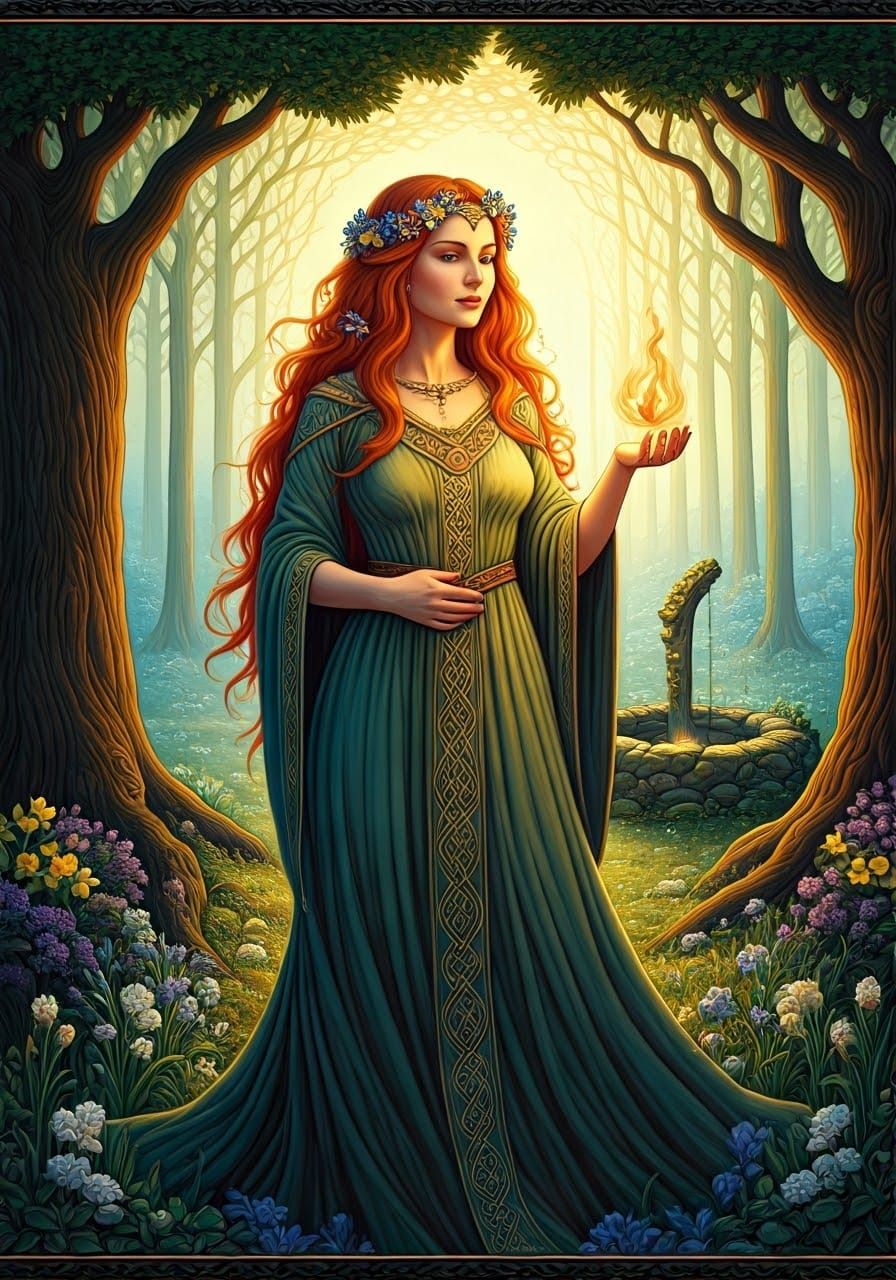 Brigid: Celtic Goddess of Fire and Poetry