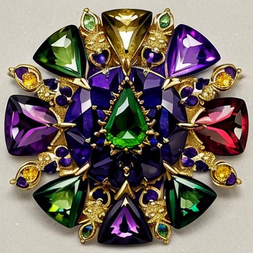 Mythical Dragon Jewelry with Gemstones