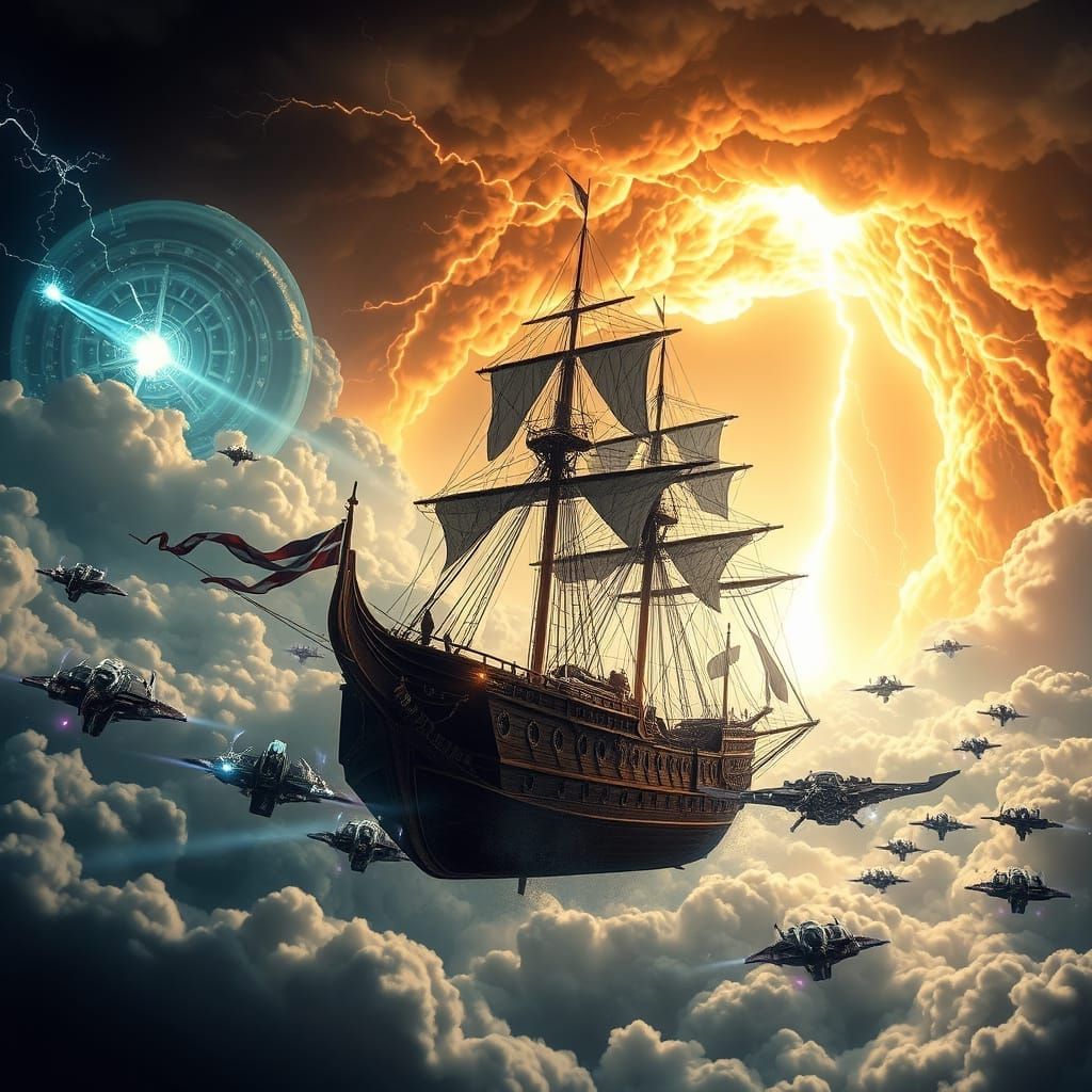 1800s Gallion thrust into in to the future