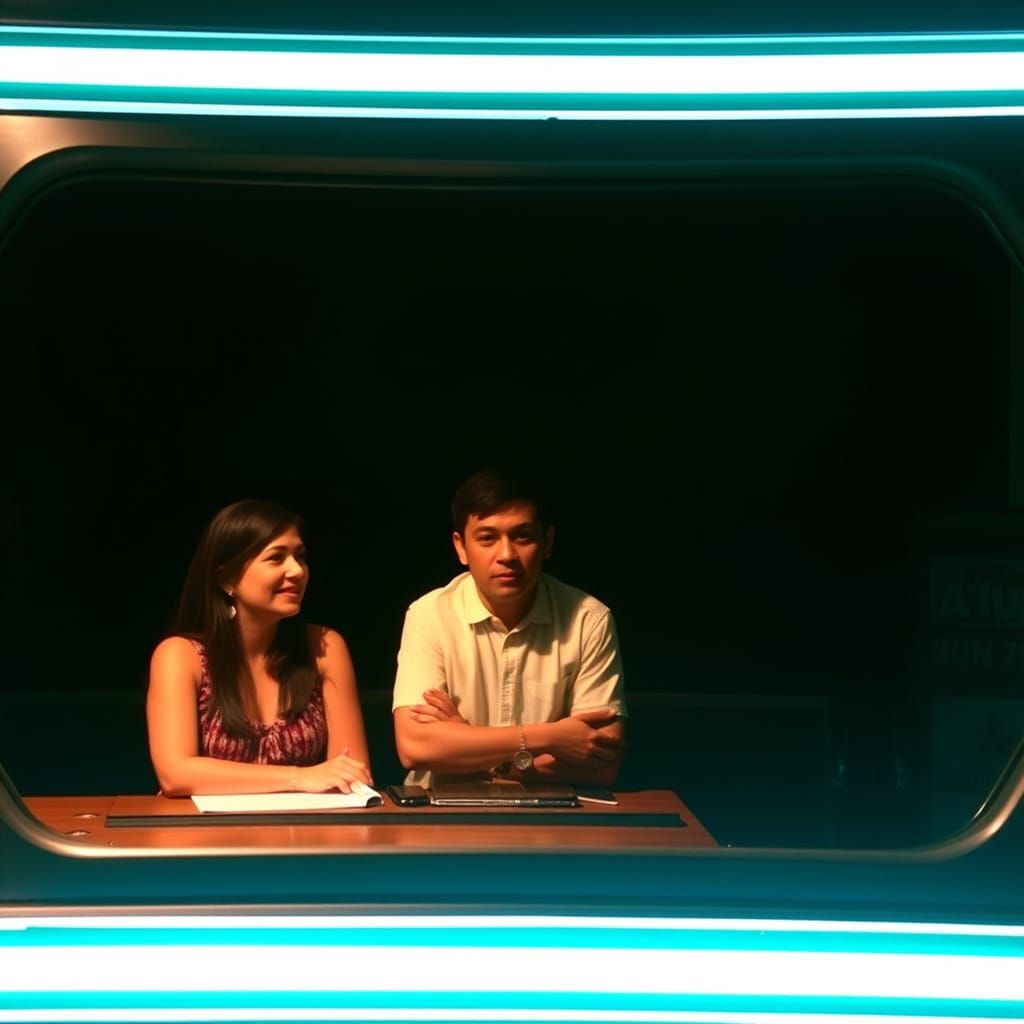 Abstract Colorful Shapes in Dynamic Motion