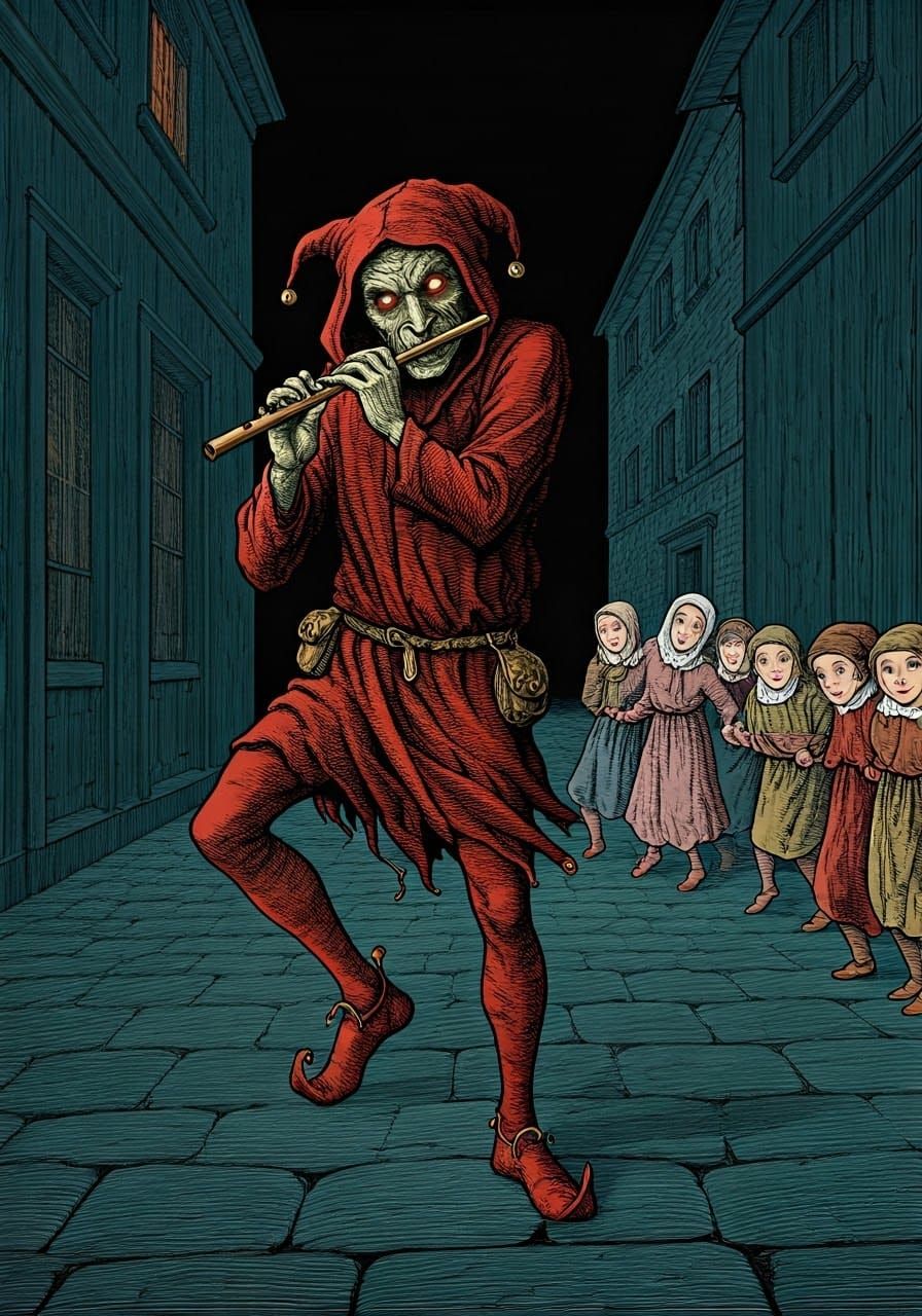 Eldritch Jester's Whimsical Dance