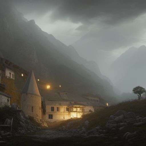 Dark Fantasy Asylum in São Paulo Countryside