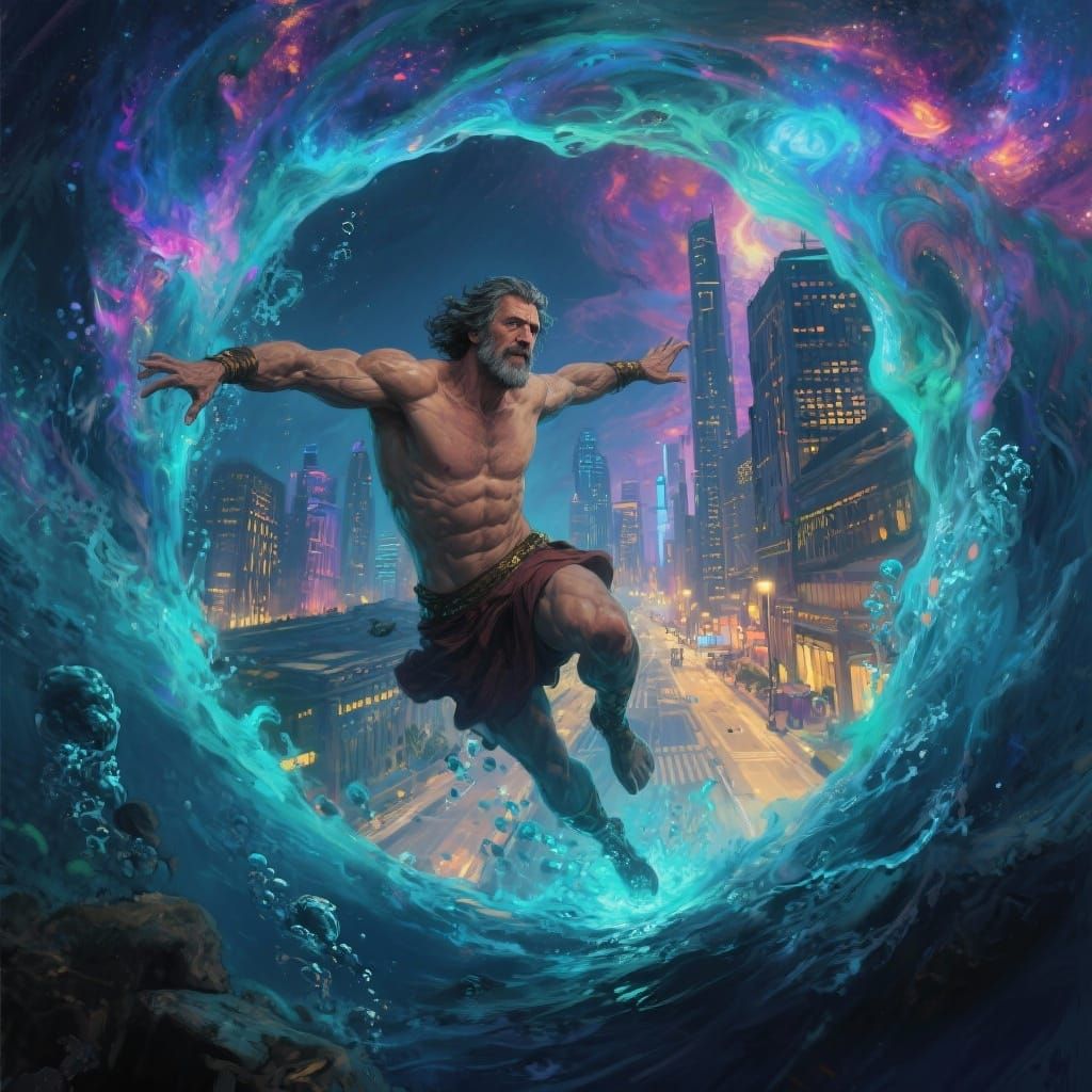 Theseus Falls Through Cosmic Time Portal