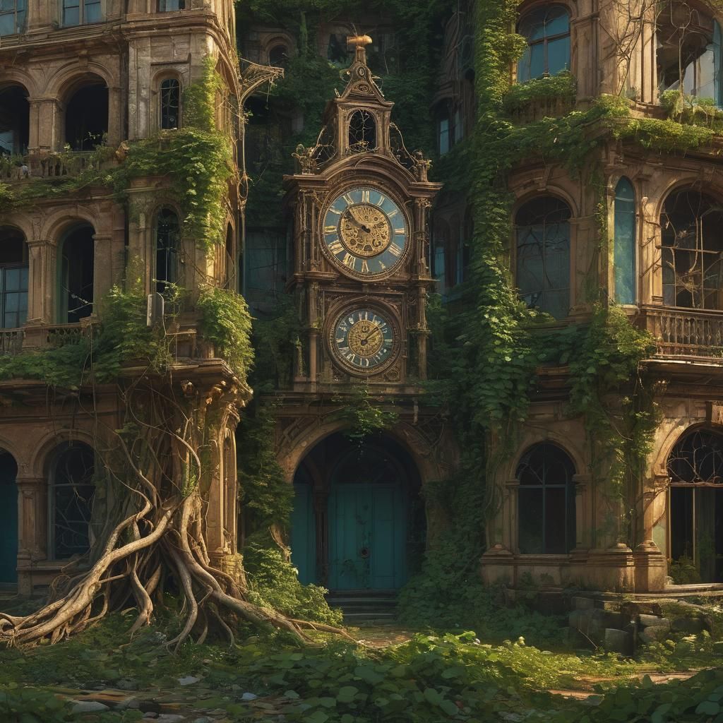 Nature Reclaims Abandoned City as Surreal Painting
