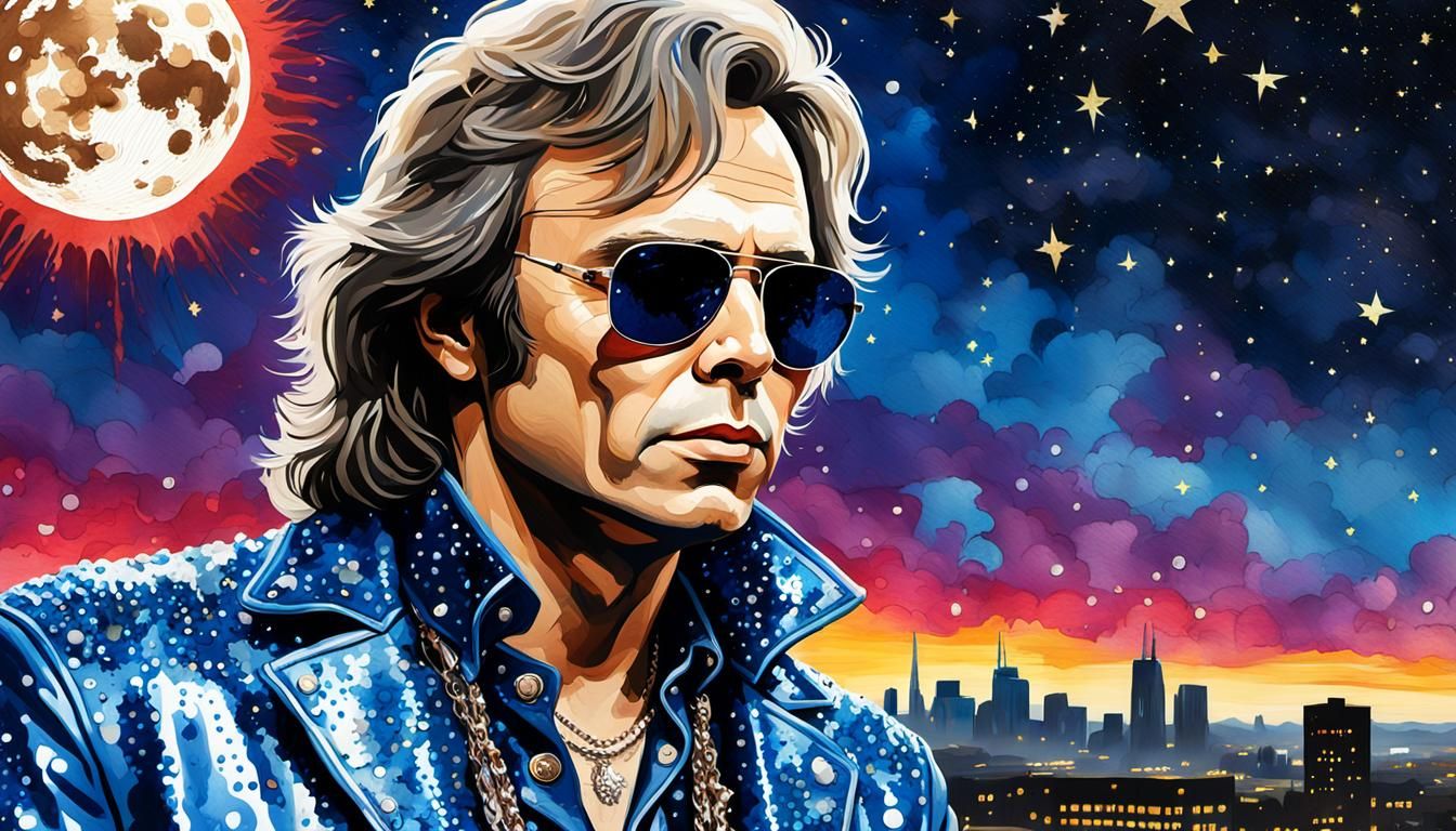 Dwight Yoakam in Sequins, Rembrandt Style, Nashville