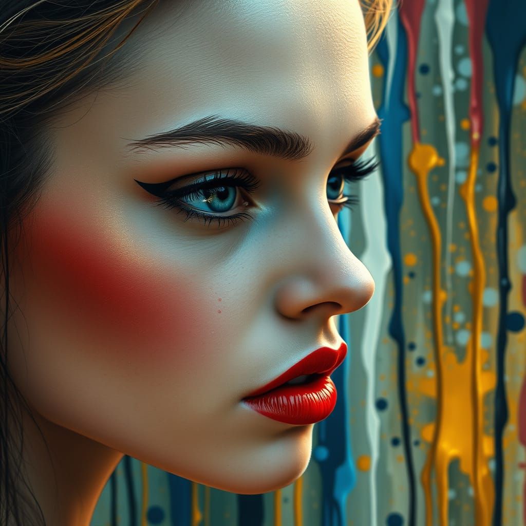 Ethereal Beauty in a Dazzling, Abstract Art World