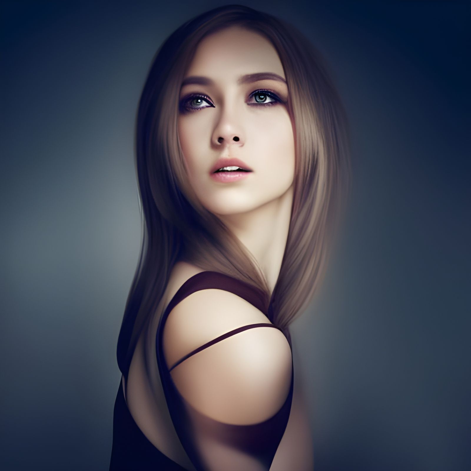 Symmetrical Eyes Generated by AI