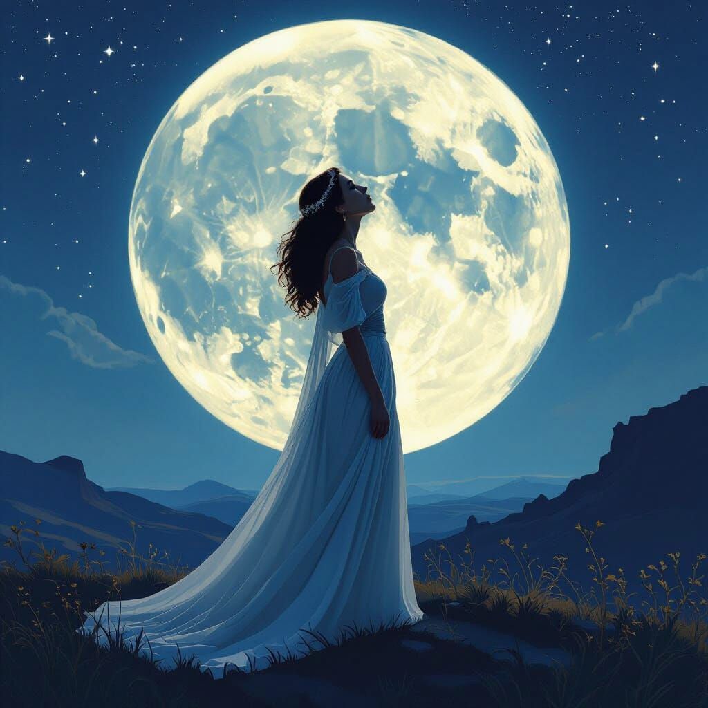 Landscape into depths unknown