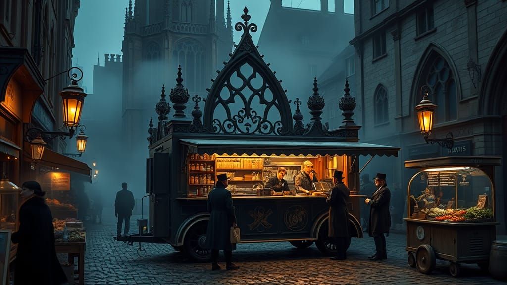 Victorian Gothic Food Truck