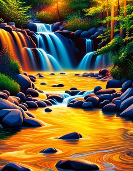 Photorealistic Post-Apocalyptic Painting with Volumetric Lig...