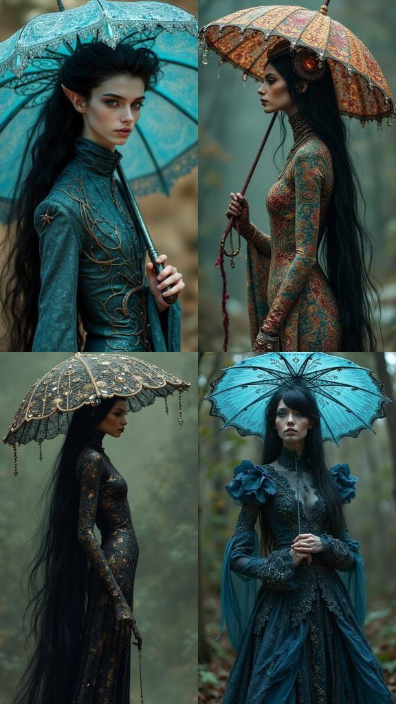 Ethereal Fey Lord in Elaborate Formal Attire