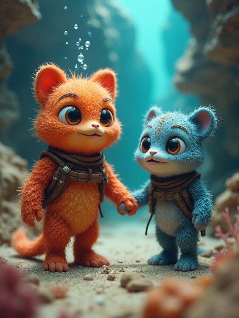 Tommy Danger & Ms Zing Liquified Fuzzy Swimdancing