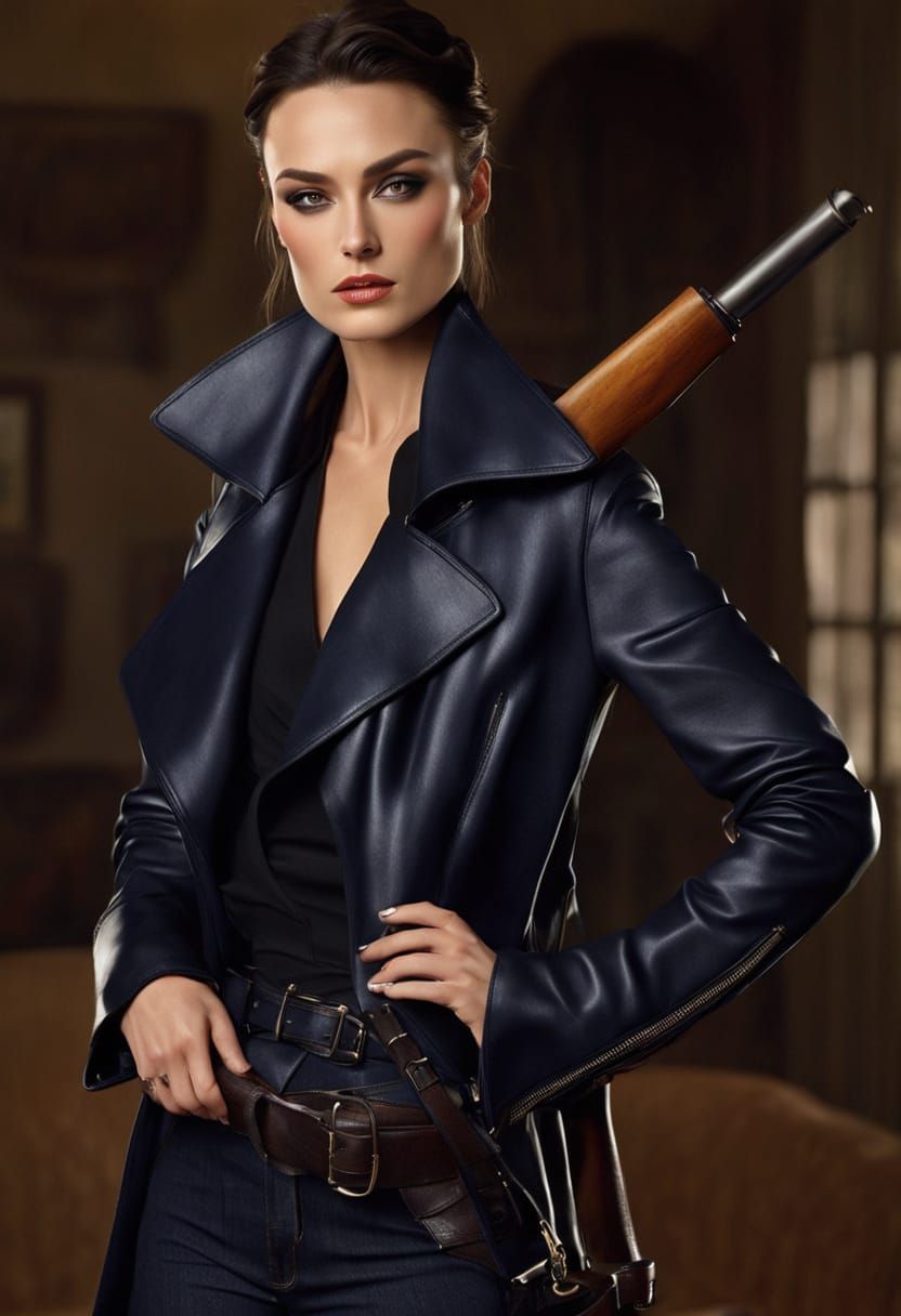 Keira Knightley as Alicia Franciscus in Dark Gothic Style