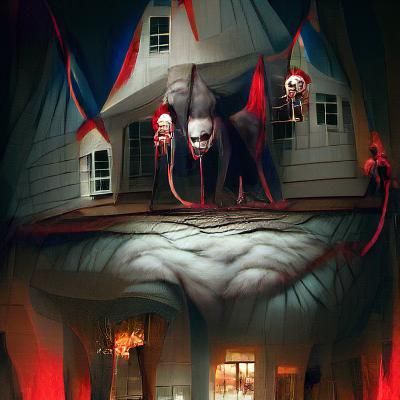Sinister Circus House in Fantasy Style