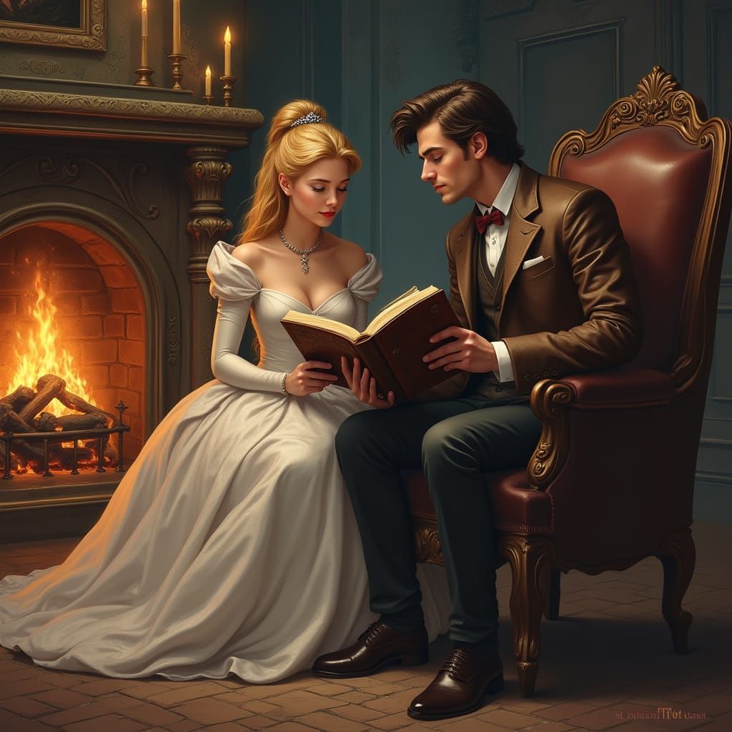 Cinderella and Doctor Who in Whimsical Fairy Tale