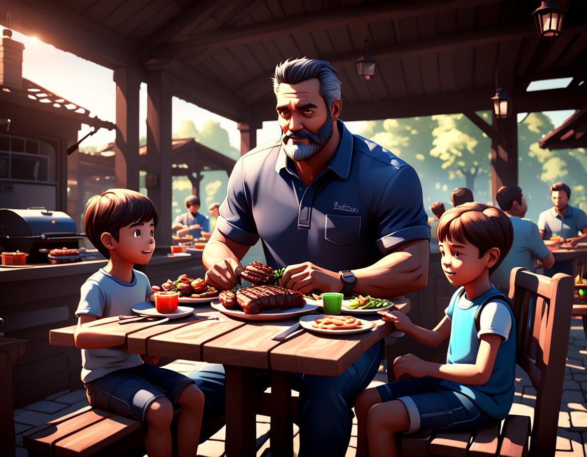 A hulk of a father