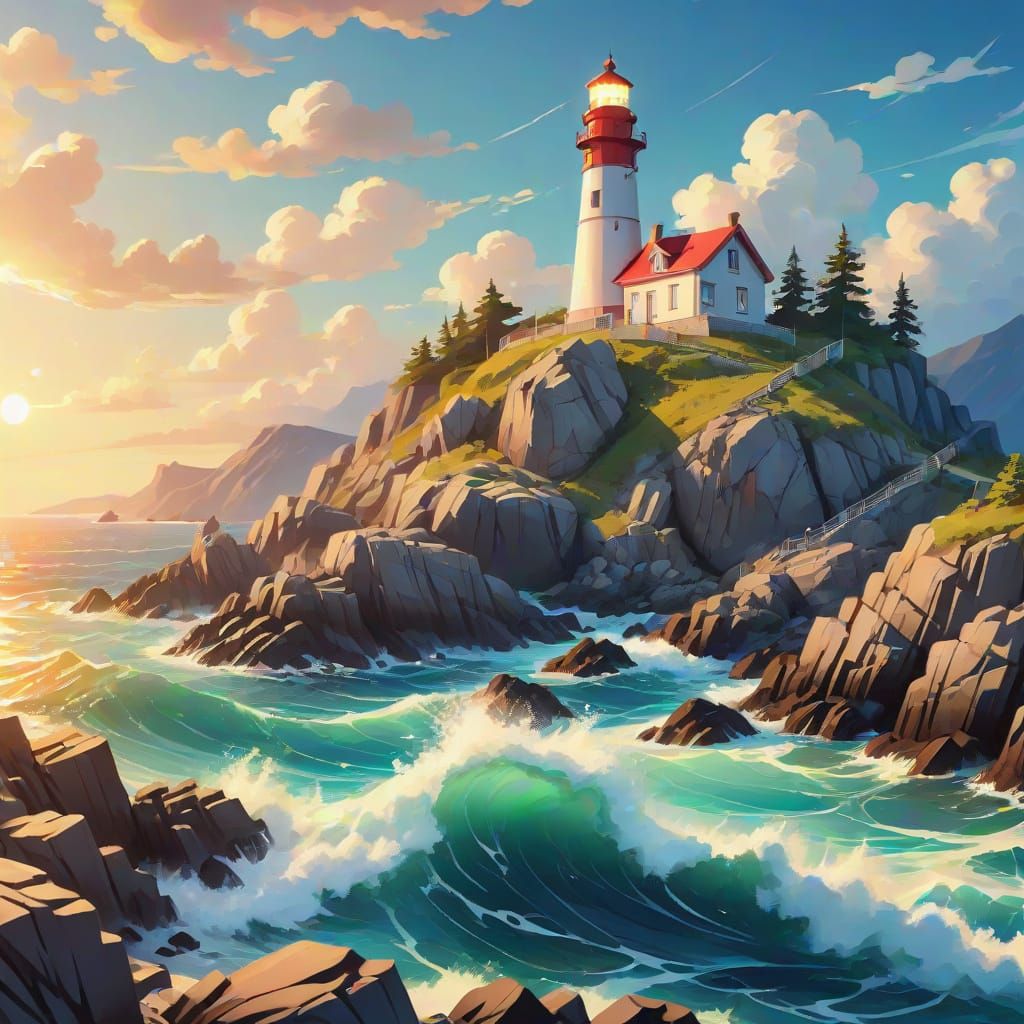 Digital Painting: Crystal Clear XL Lightning