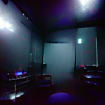 AI Generated Dark Empty Room