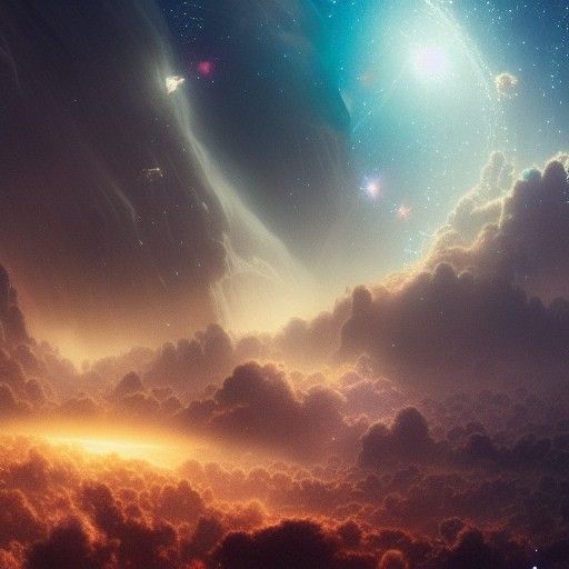 Stars in Space: Epic Digital Matte Painting