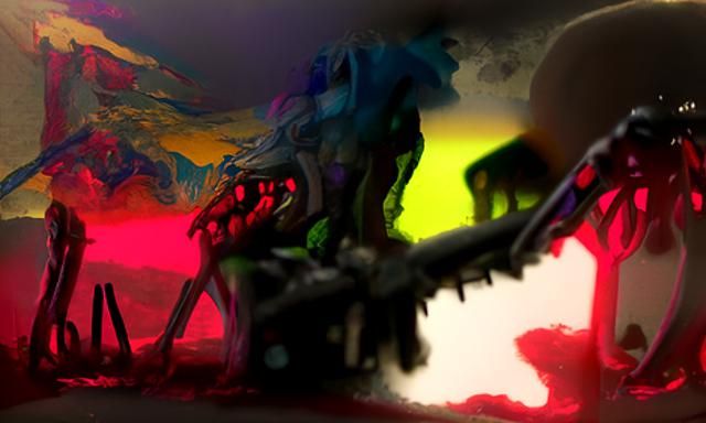 WWI Soldiers Hunting Werewolves in Cyberpunk Style