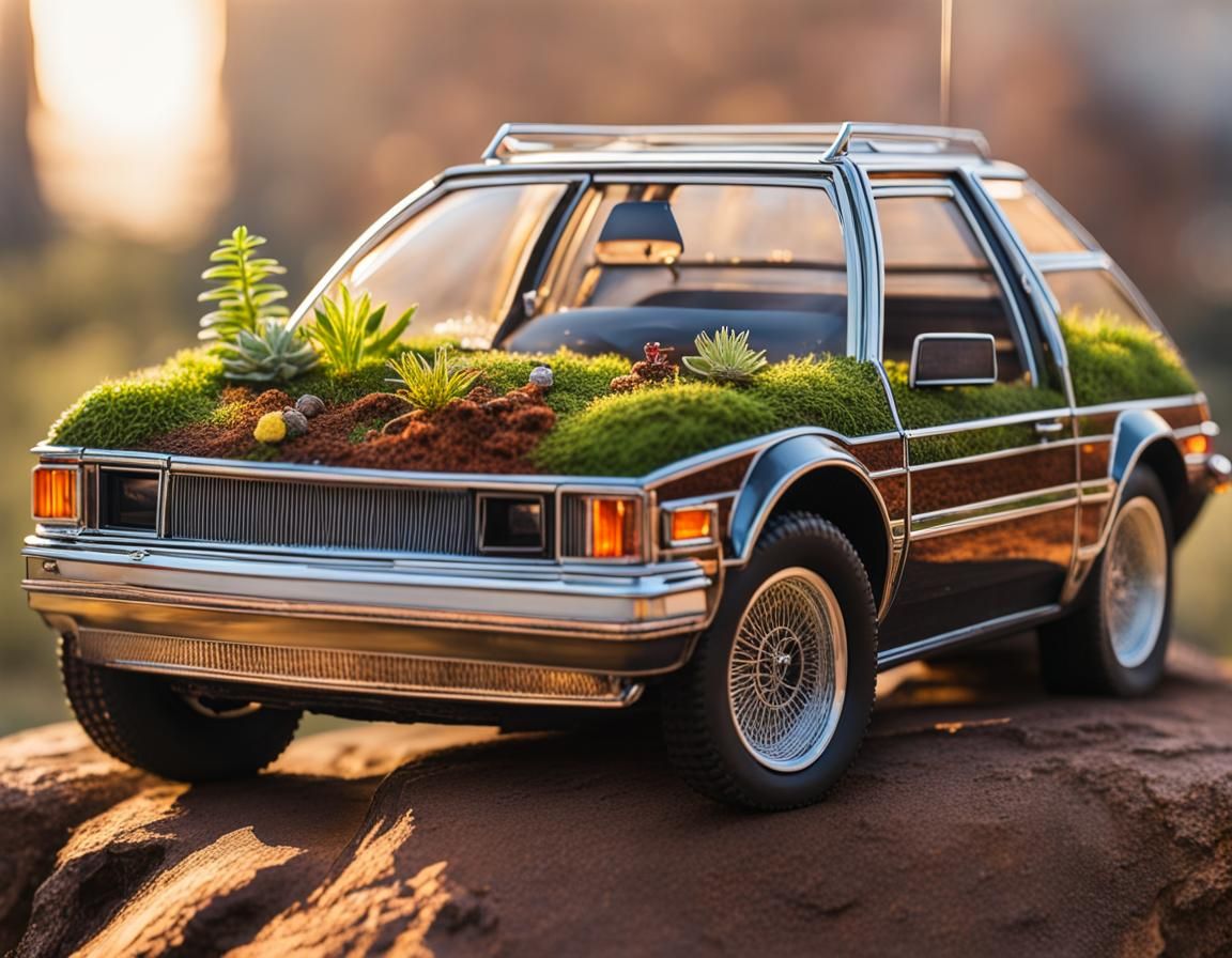 AMC Pacer Terrarium at Magic Hour: Detailed View