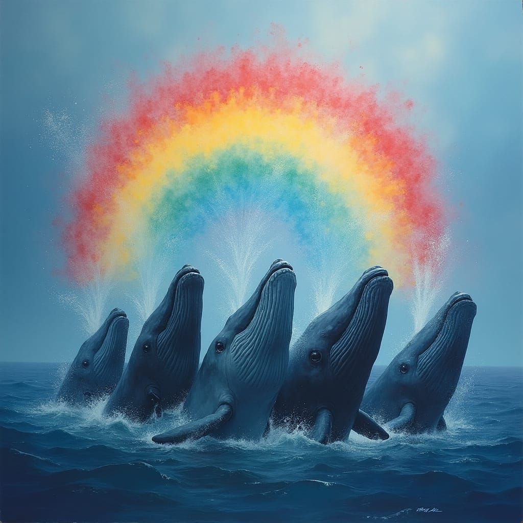 Whales Create Rainbows