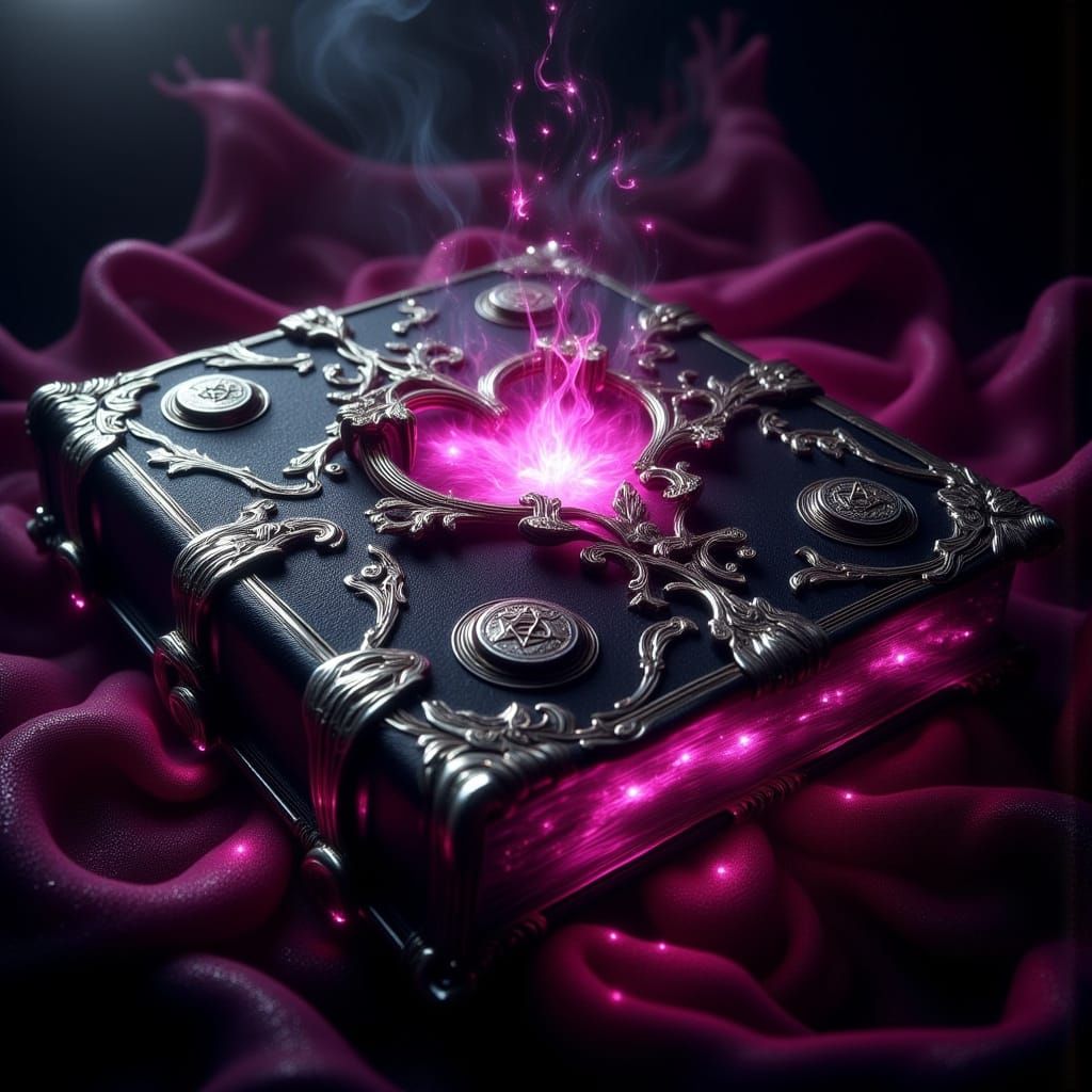 Ethereal Grimoire Radiates Malevolent Energy