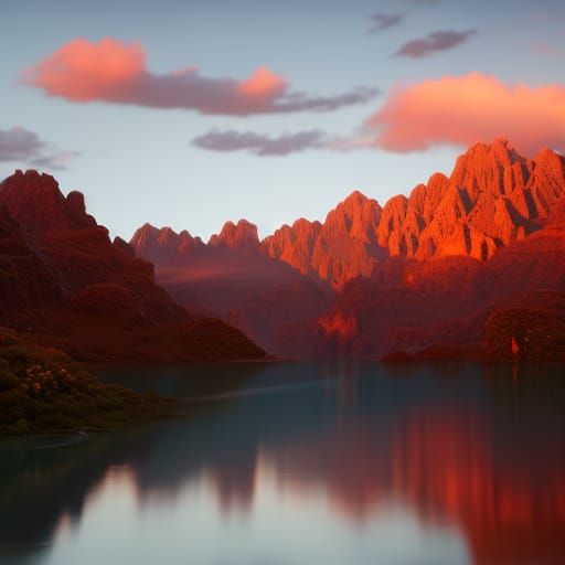 Music Soul: Detailed Matte Painting in Deep Color