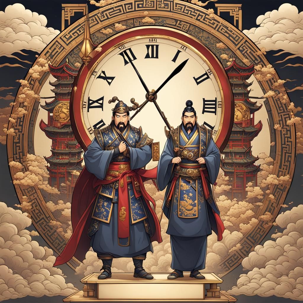 Clockwork Warriors Clash in Ancient China