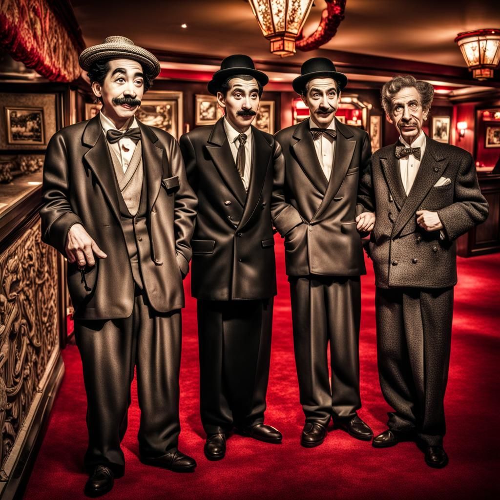 The Marx Brothers on the Red Carpet at Graumann's Chinese Re...