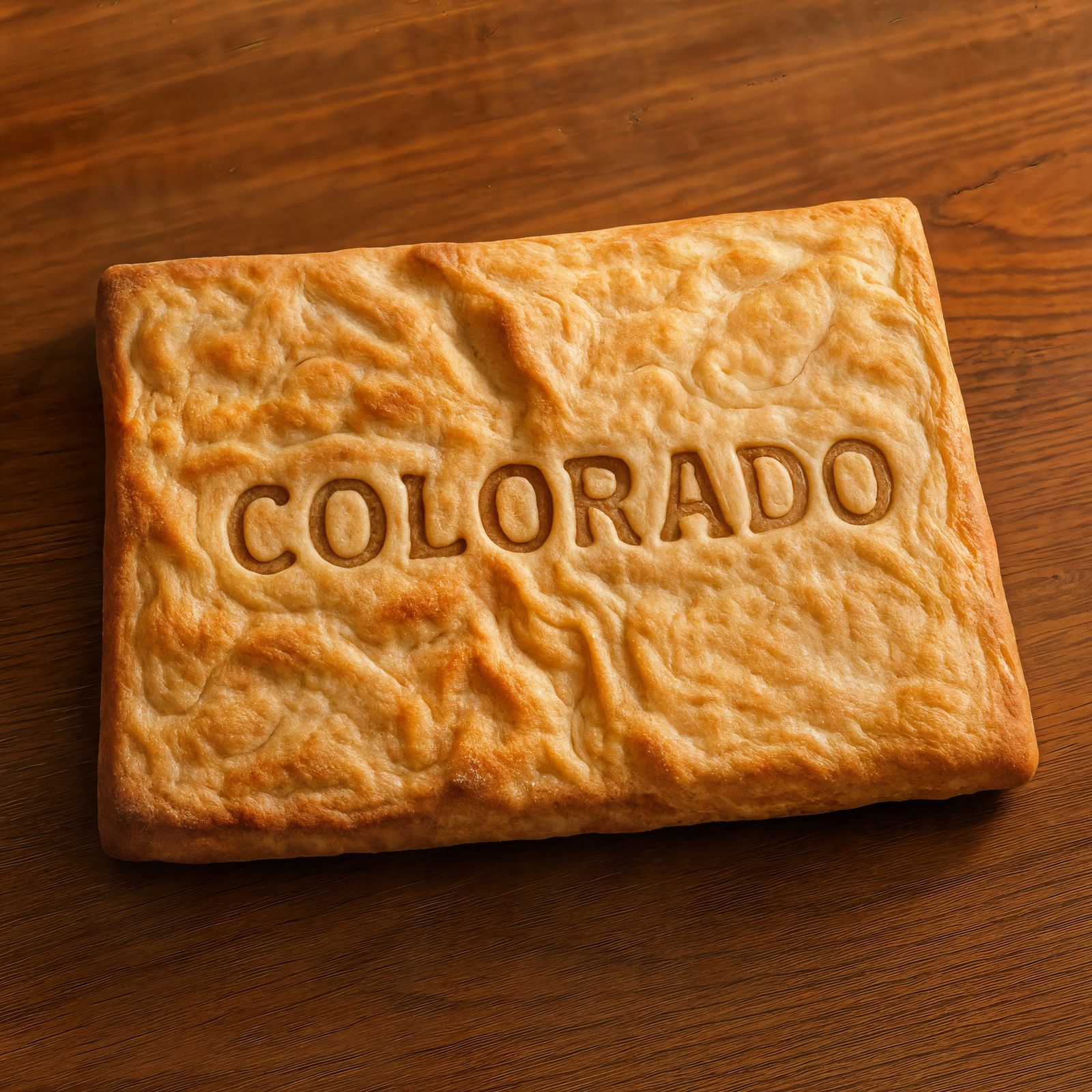 Colorado State Map Bread Loaf