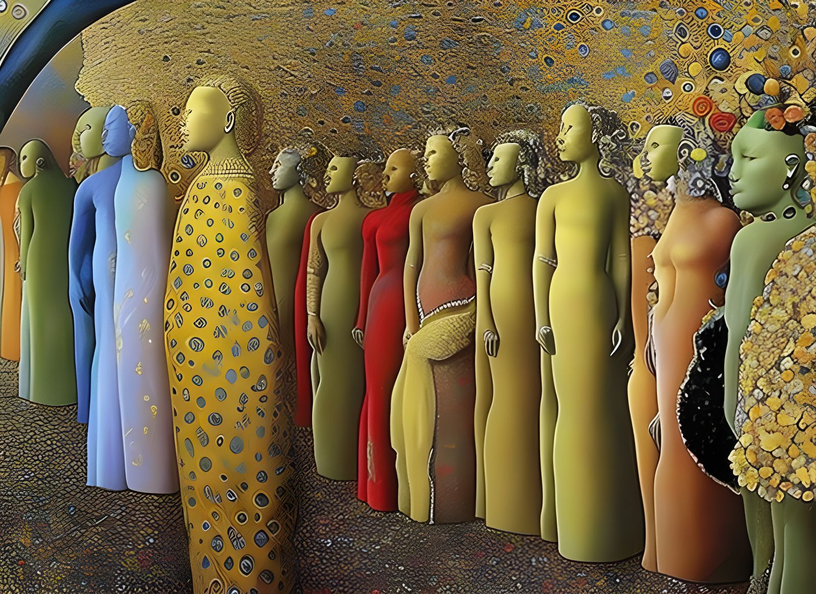 Pictorial History of Bipedal Beings in Hyperreal 3D