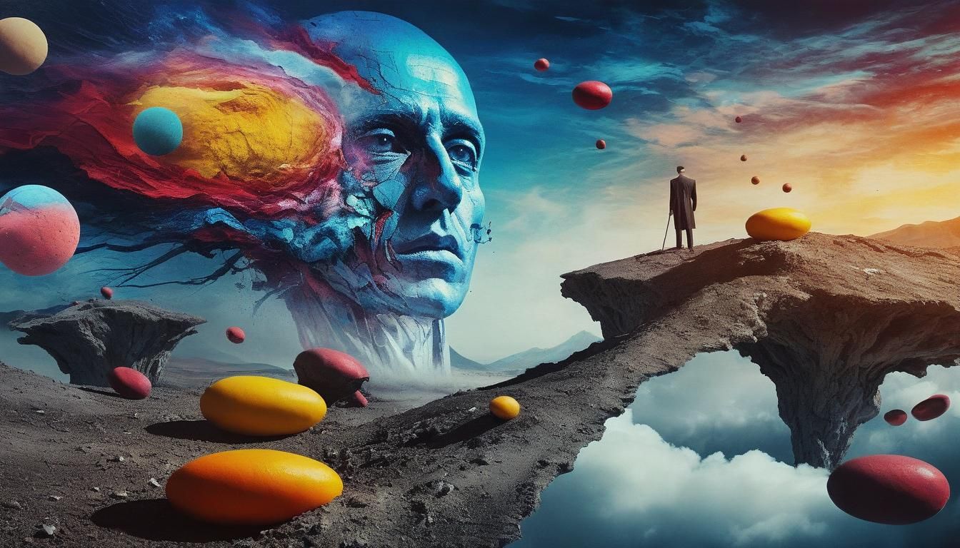 Surreal Mindscape of Contradicting Ideas