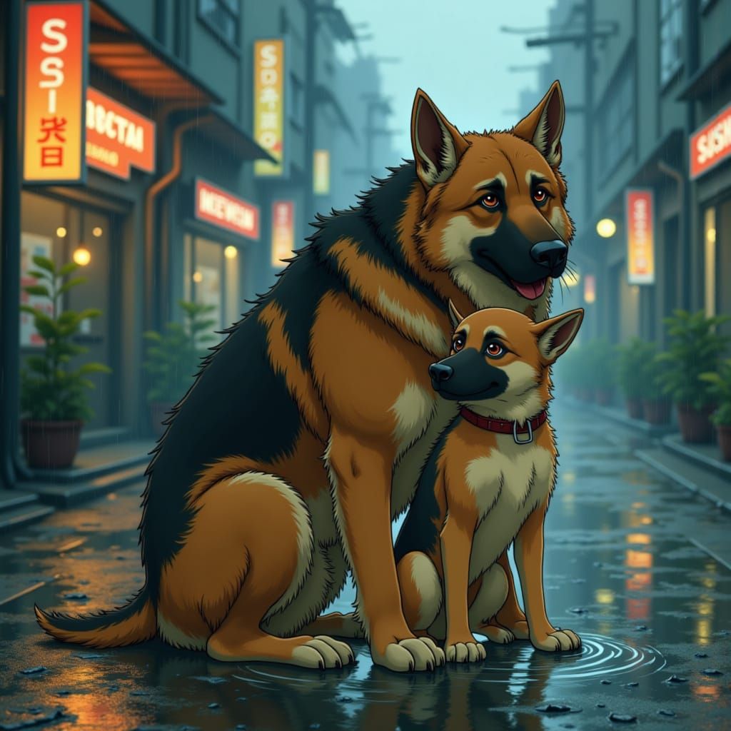 Ghibli Mom & Pup