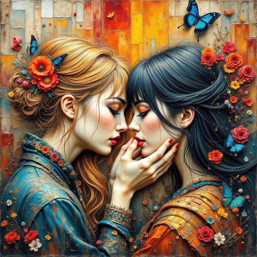 Fragmented Future Memories: Joyful and Somber Collages