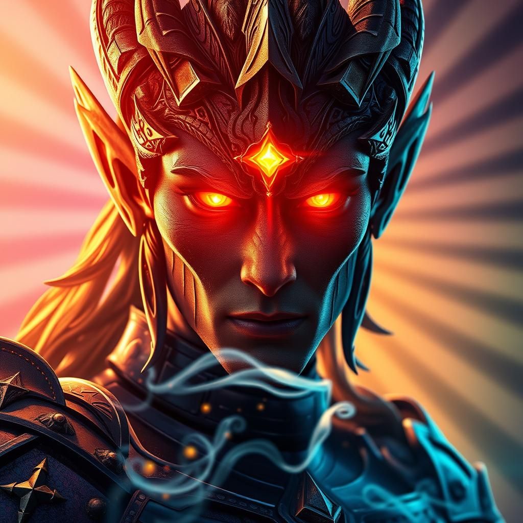 Dragon Prince Portrait in Vibrant Pixar Style