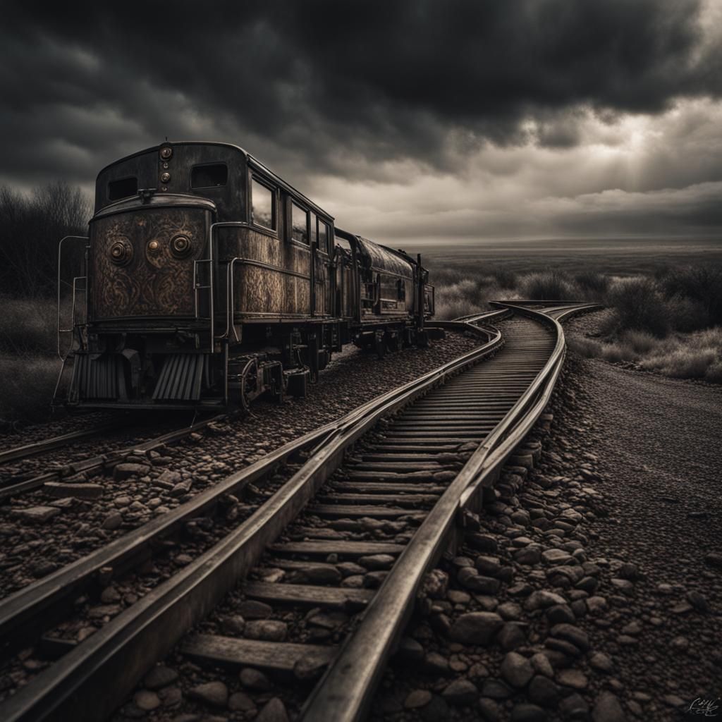 Hyperrealistic Exile in Cinematic Composition