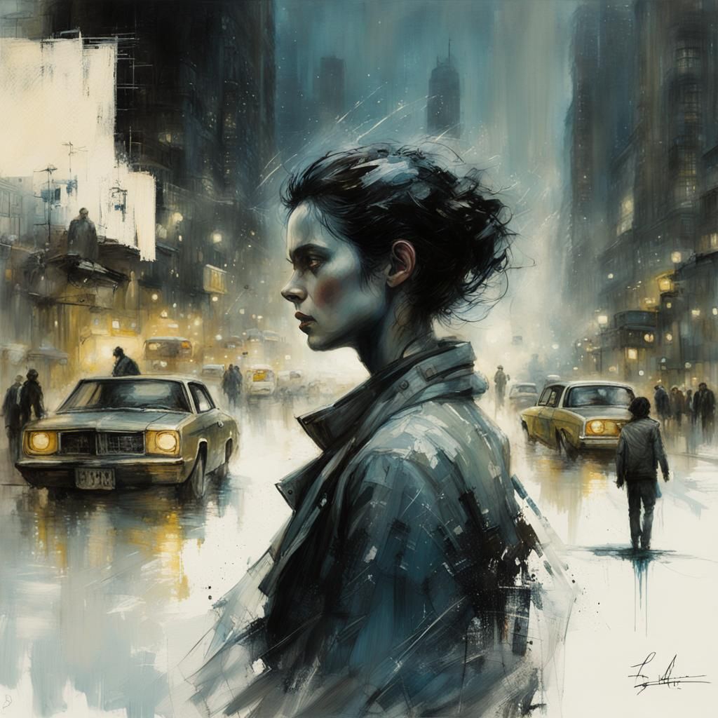 cinematic lithographic detailed painting of Alt - Fashion, 2048, wind foam, concept art,digital, original, cinematic, ...